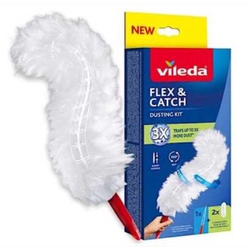 VILEDA FLEX CATCH PĂMĂTUF COMPLET + 2 REZERVE
