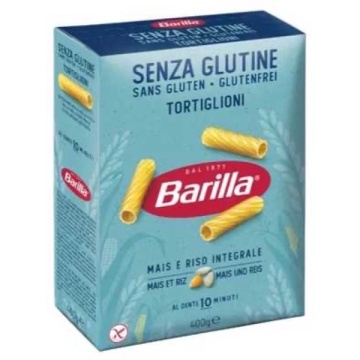 BARILLA FARA GLUTEN TORTIGLIONI 400 GR