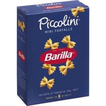 BARILLA PICCOLINI NR 064 FARFALLE 500 GR