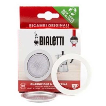 BIALETTI GARNITURA + FILTRU MOKA 2 CESTI