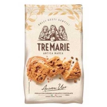 BISCUITI TRE MARIE FROLLA CARAMEL SI CIOCOLATA 300 GR