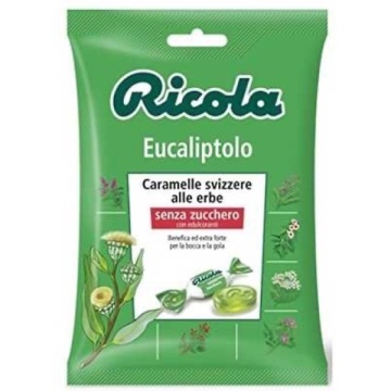 CARAMELLE RICOLA PUNGA EUCALIPTOL 70 GR