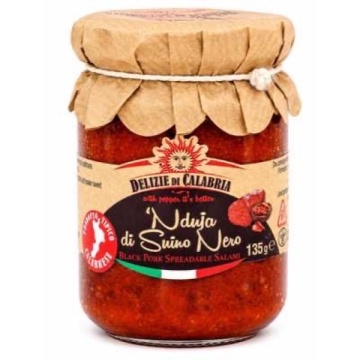 DELIZIE CALABRIA NDUJA DIN PORC NEGRU 135 G