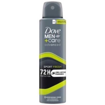 DOVE DEODORANT SPRAY ADVANCED MEN SPORT FRESH 150 ML