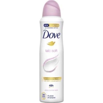 DOVE DEODORANT SPRAY TALC SOFT ROZ ADVANCED 150 ML