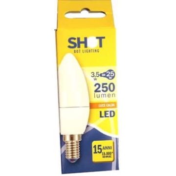 ELDX2 BEC LED OPAL OLIVA E14 3.3W=25W