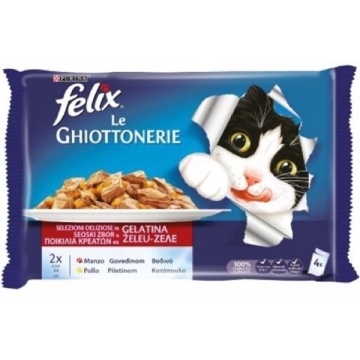 FELIX HRANA PISICA 4 PLICURI VITA SI PUI 85 GR