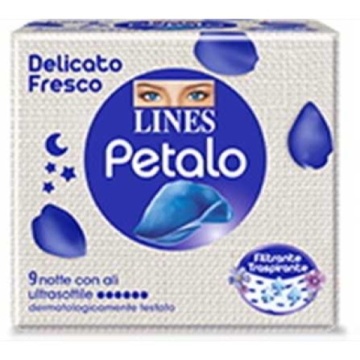 LINES PETALO ABSORBANTE NOAPTE CU ARIPIOARE