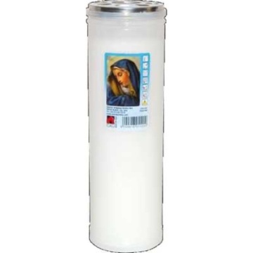 LUMANARI CIMITIR T60 ALB 22 CM
