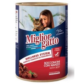 MIGLIOR HRANA PISICA BUCATI VITA 400 GR
