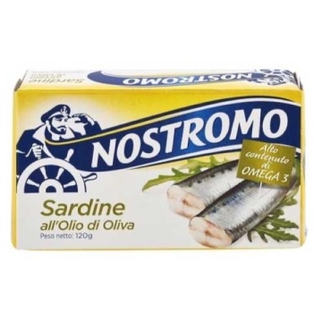 NOSTROMO SARDINE IN ULEI DE MASLINE 120 GR