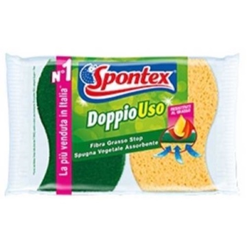 SPONTEX DUBLA UTILIZARE + FIBRA VEGETALA