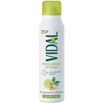 VIDAL DEODORANT SPRAY BERGAMOTA GHIMBIR 150 ML