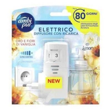 AMBIPUR DIFUZOR ELECTRIC + REZERVA AURIU-FLORI DE VANILIE