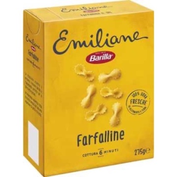 BARILLA EMILIANE PASTINA CU OU FARFALLINE 275 GR