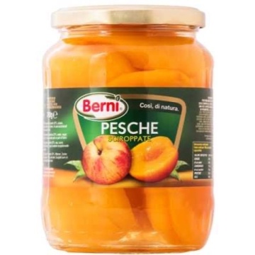 BERNI PIERSICI IN SIROP 700 GR