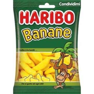 CARAMELLE HARIBO BANANE 175 GR