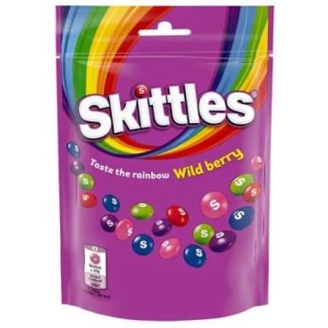 CARAMELLE SKITTLES WILDBERRY 136 GR