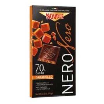 CIOCOLATA NOVI TABLETA NEAGRA CARAMEL 75 GR