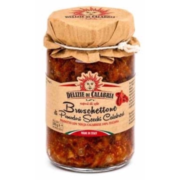 DELIZIE CALABRIA BRUSCHETTA CU ROȘII USCATE 90 G