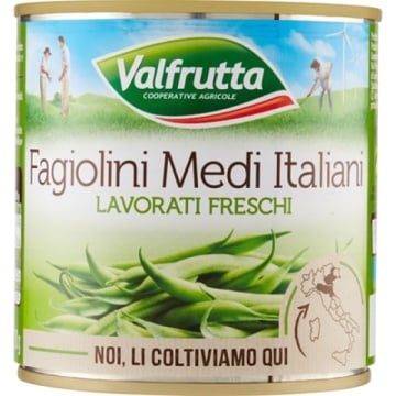 FASOLE VERDE VALFRUTTA MEDII-FINE 400 GR