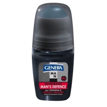 GENERA DEODORANT ROLL-ON MAN'S DEFENCE NEGRU 50 ML