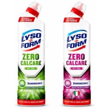 LYSOFORM WC GEL ZERO CALCAR ROZ-VERDE 750 ML