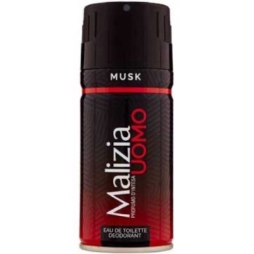 MALIZIA UOMO DEODORANT SPRAY MUSK ROSU 150 ML