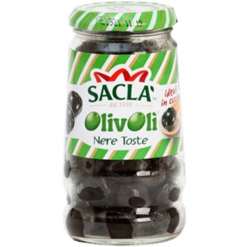 MASLINE NEGRE PRAJITE SACLA 200 GR