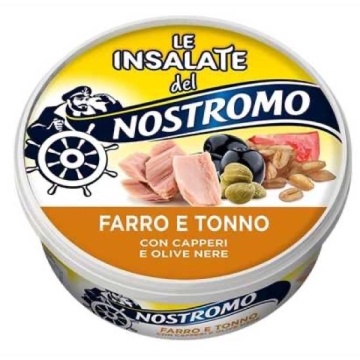 NOSTROMO SALATE MEDITERANEANA TON FARRO CAPERE 190 GR