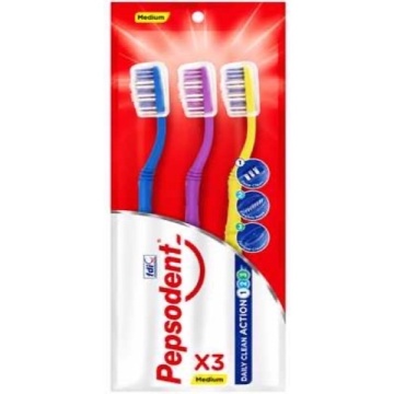 PERIUȚE DE DINȚI PEPSODENT TRIPLE CLEAN X3