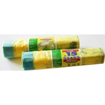 PETE SACI MENAJ GALBEN HD MANERE 55X65 X15