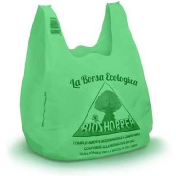 PUNGI SHOPPER VERDE MAXI 34X65