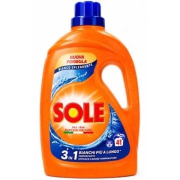 SOLE DETERGENT LICHID ALB STRALUCITOR 41 SPALARI 1.845 L