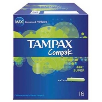 TAMPAX ABSORBANTE COMPAK SUPER