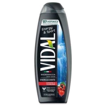 VIDAL GEL DE DUS ENERGY SPORT GINSENG GUARANA 500 ML