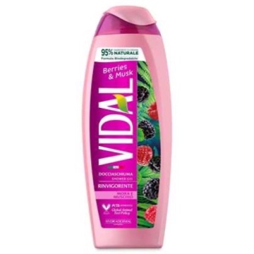 VIDAL GEL DE DUS MURE SI MUSCHIO 250 ML