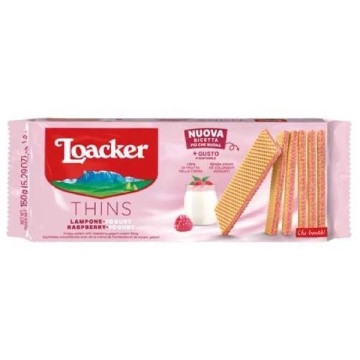 WAFER LOACKER ZMEURA IAURT 150 GR