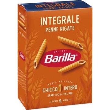 BARILLA INTEGRALA PENNE RIGATE 500 GR