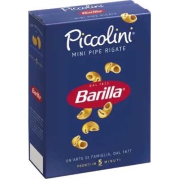 BARILLA PICCOLINI PIPE RIGATE 500 GR