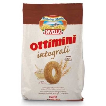 BISCUITI DIVELLA OTTIMINI INTEGRALI 400 GR