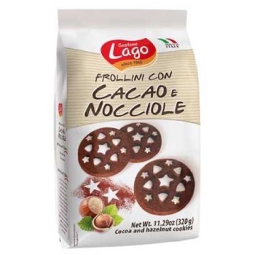 BISCUITI ELLEDI LAGO FROLLINI CACAO SI ALUNE 320 GR