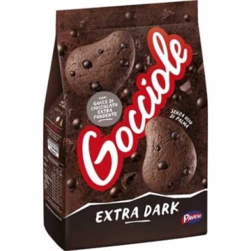BISCUITI GOCCIOLE PAVESI EXTRA DARK 400 GR