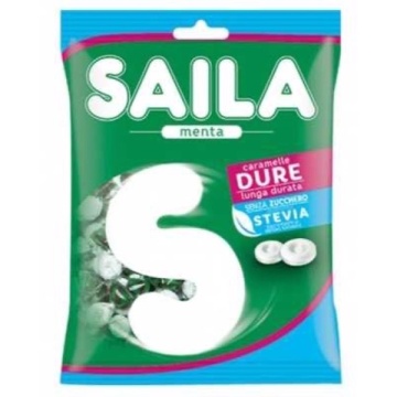 CARAMELLE SAILA FREE MENTA PUNGA DURA 75 GR