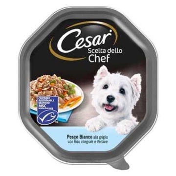 CESAR CHEF PESTE CU OREZ SI LEGUME 150 GR