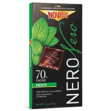 CIOCOLATA NOVI TABLETA NEAGRA MENTA 75 GR