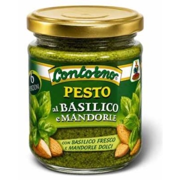 CONTORNO PESTO CU BUSUIOC ȘI MIGDALE 180 G