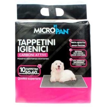 COVOR ABSORBANT PENTRU ANIMALE MICROPAN 60X60 10 BUC