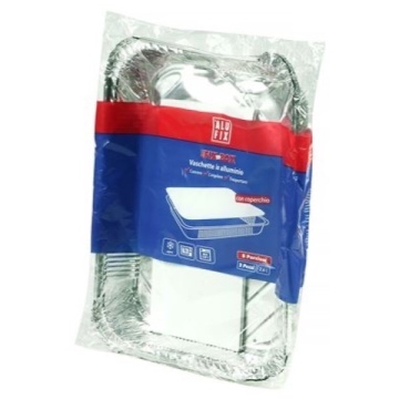FOLISTAR CASEROLE ALUMINIU 8 PORTII CU CAPAC X2