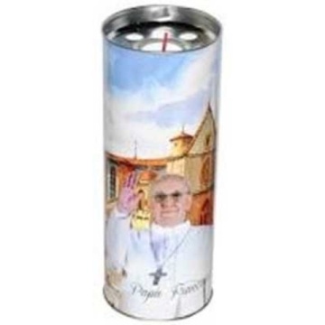 LUMÂNĂRI T80 ALBE PAPA FRANCISC